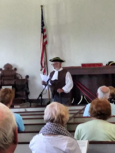 Reading of the Declaration of Independence at the Meetinghouse